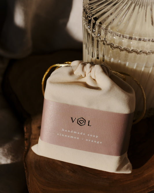 Cinnamon + Sweet Orange Soap Square