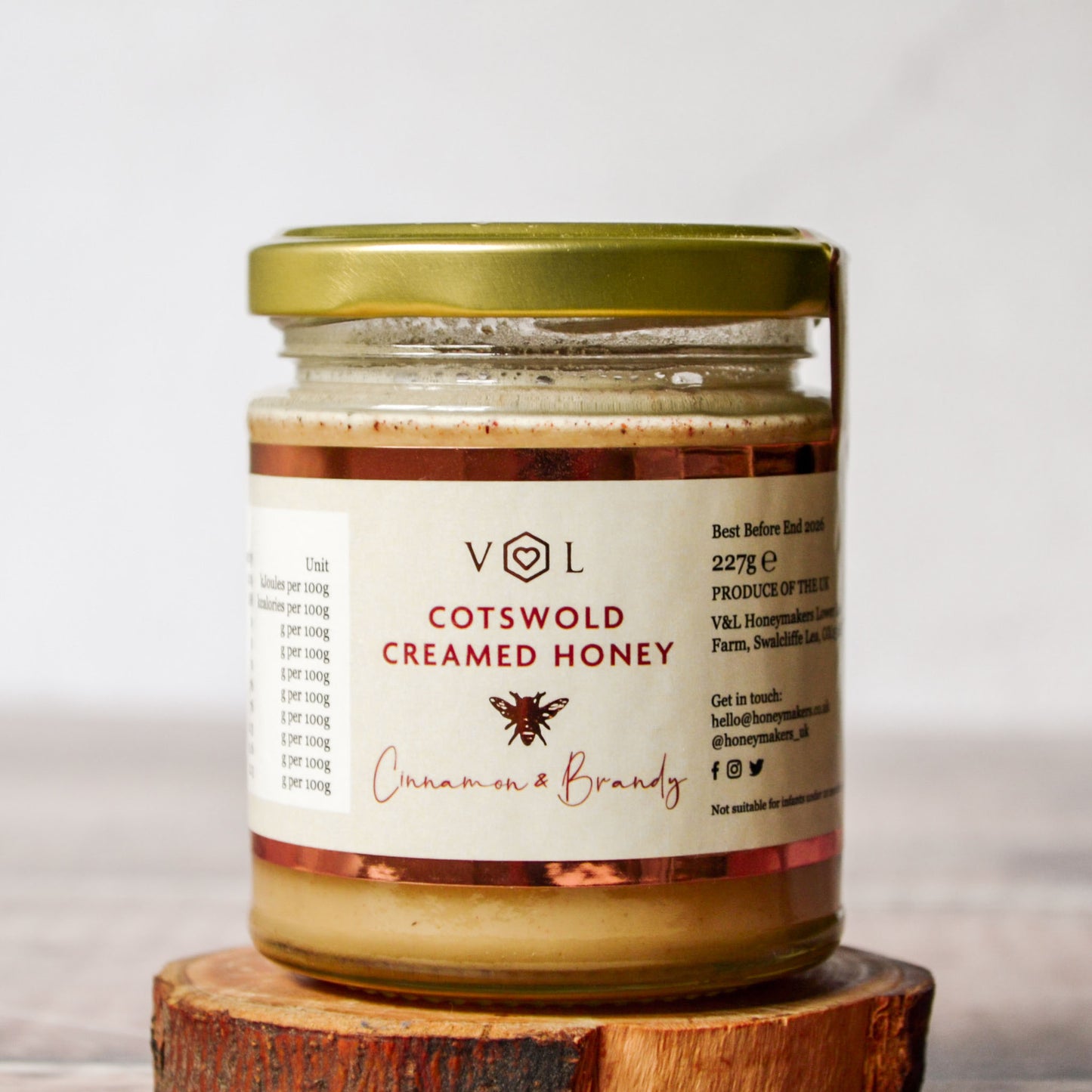 Cinnamon & Brandy Honey 227g